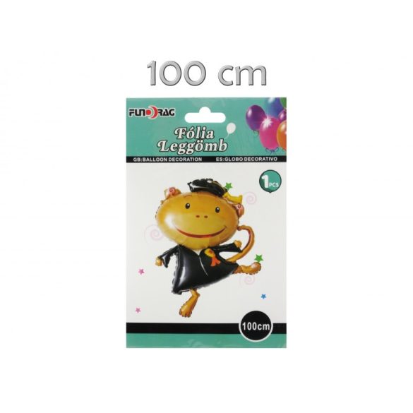 Lufi fólia ballagó majom 100cm