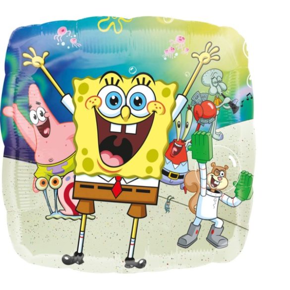 Spongy bob folia lufi párna alakú 43 cm