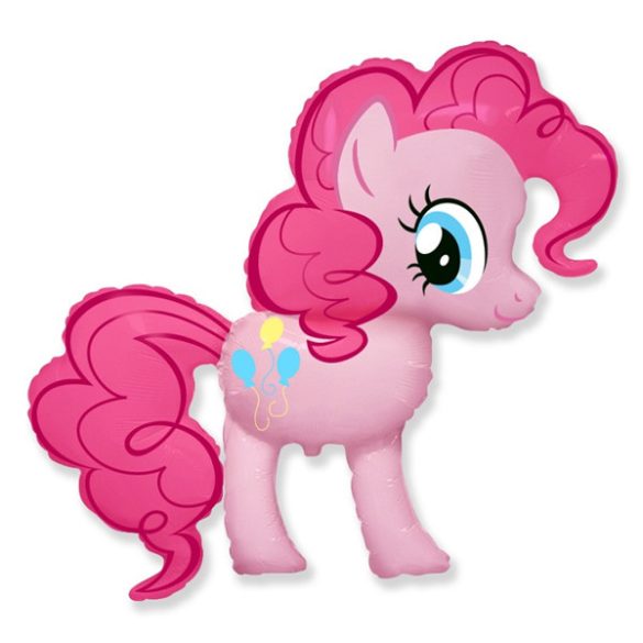 Fólia lufi, nagyforma, pinkie pie póni, 96 cm